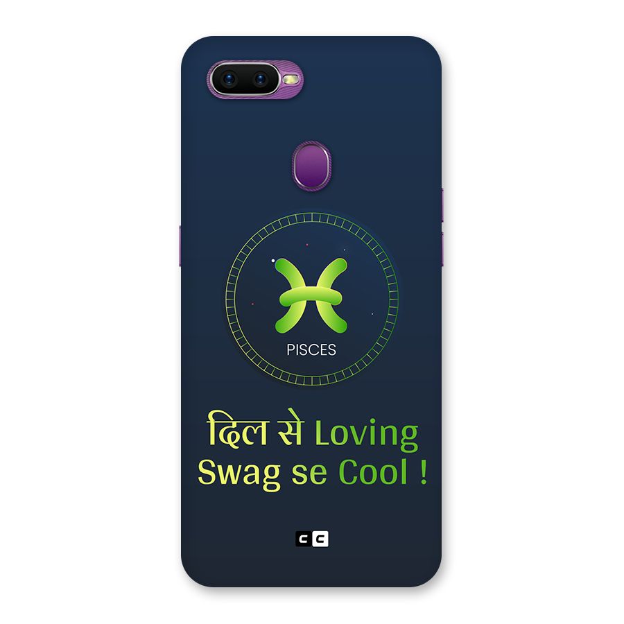 Pisces Swag Back Case for Oppo F9