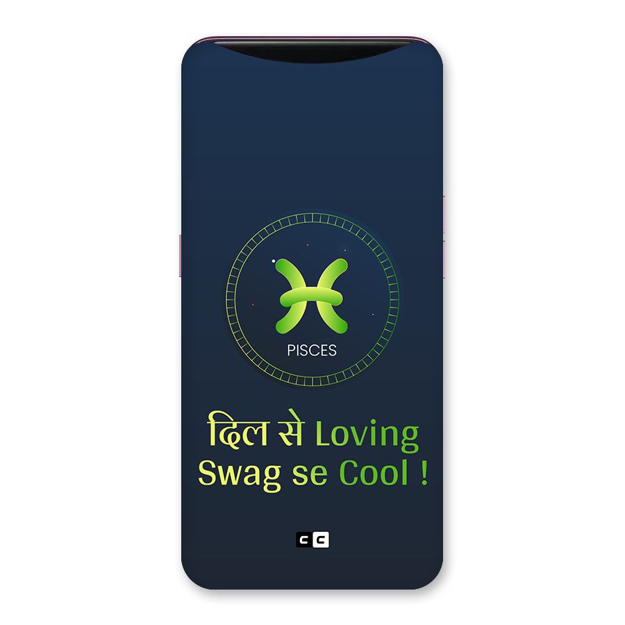 Pisces Swag Back Case for Oppo Find X