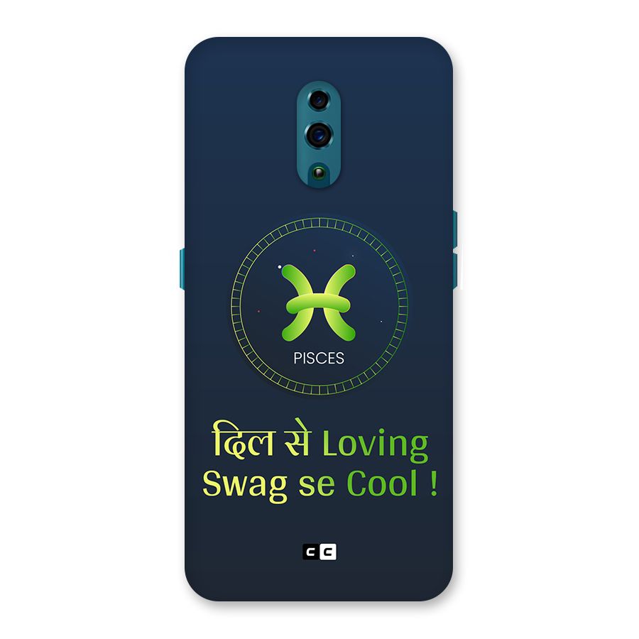Pisces Swag Back Case for Oppo Reno