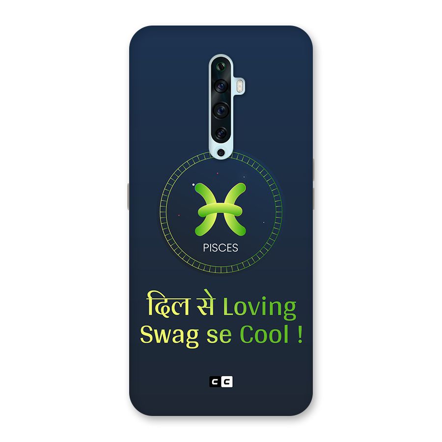 Pisces Swag Back Case for Oppo Reno2 F