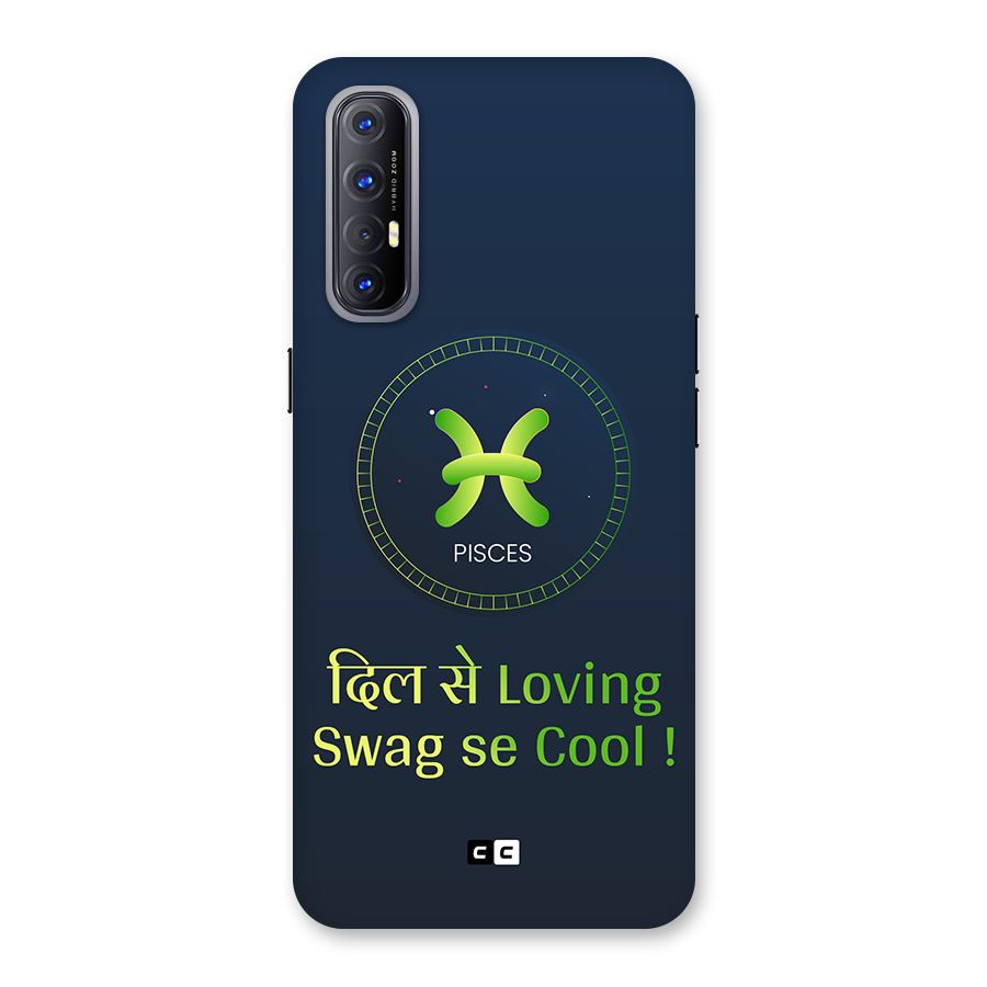 Pisces Swag Back Case for Oppo Reno3 Pro