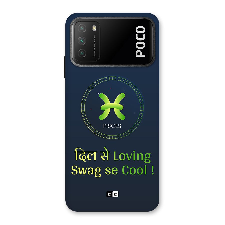 Pisces Swag Back Case for Poco M3