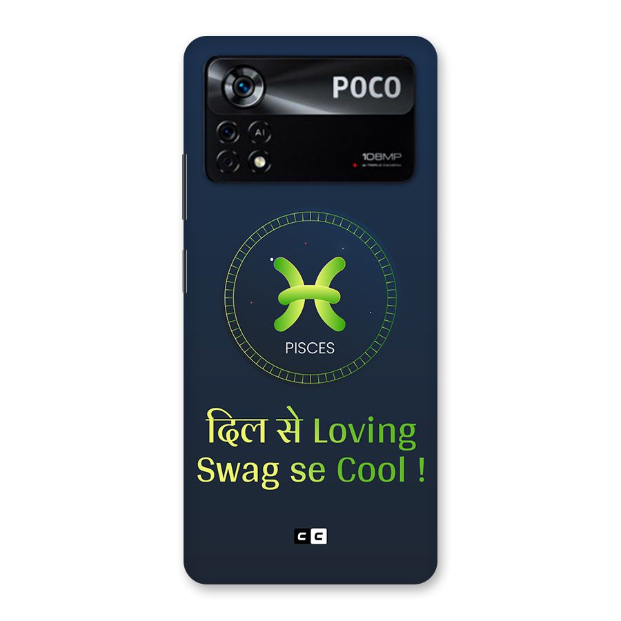 Pisces Swag Back Case for Poco X4 Pro 5G