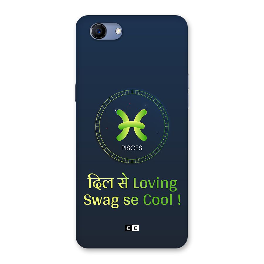 Pisces Swag Back Case for Realme 1