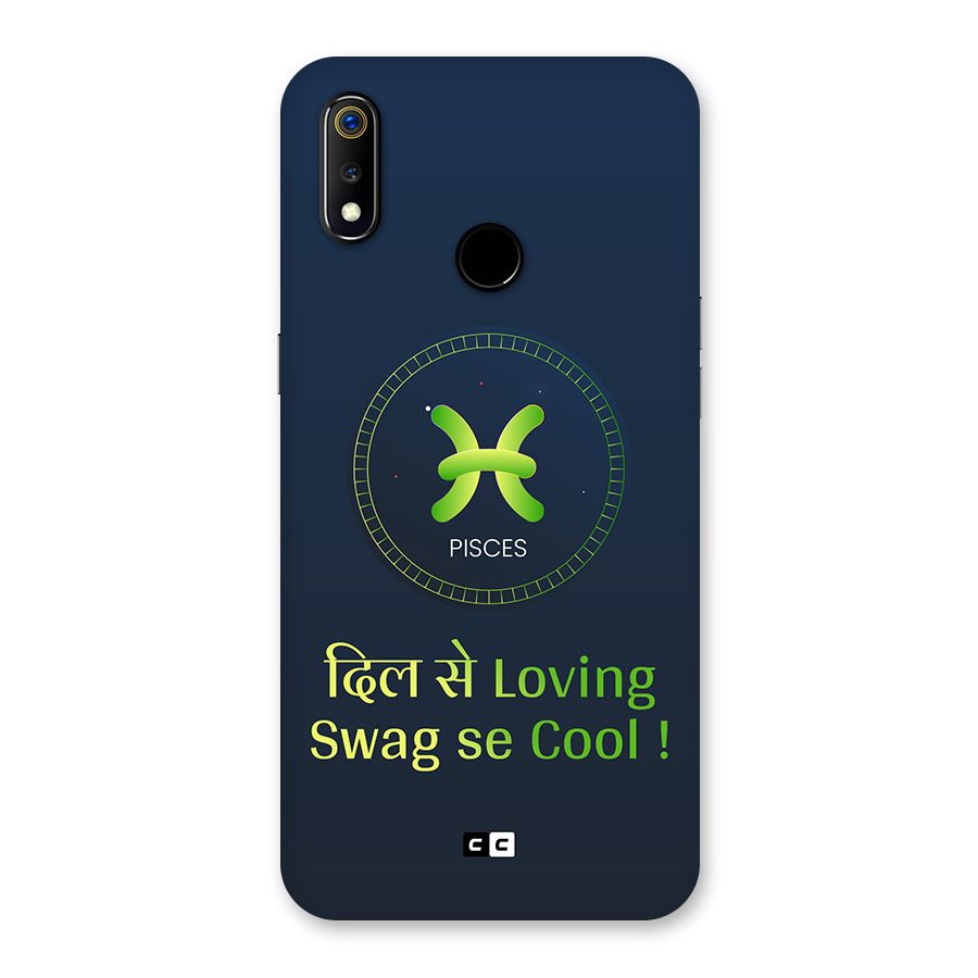 Pisces Swag Back Case for Realme 3