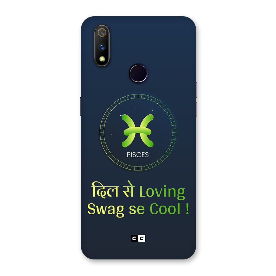 Pisces Swag Back Case for Realme 3 Pro