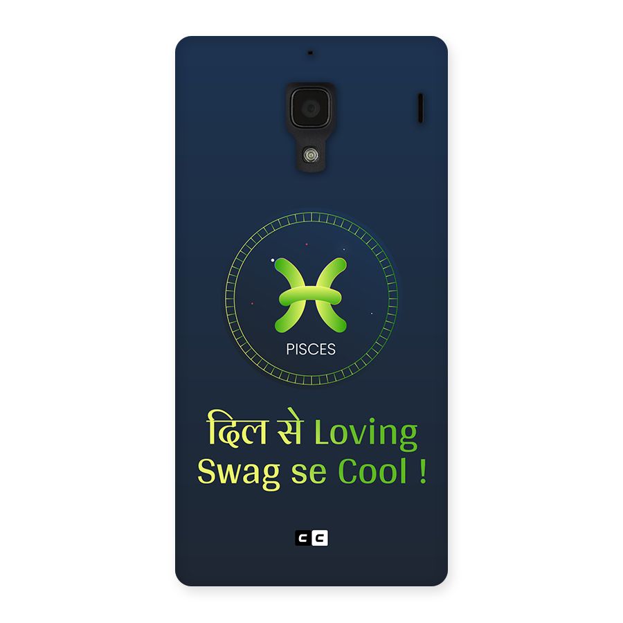 Pisces Swag Back Case for Redmi 1s