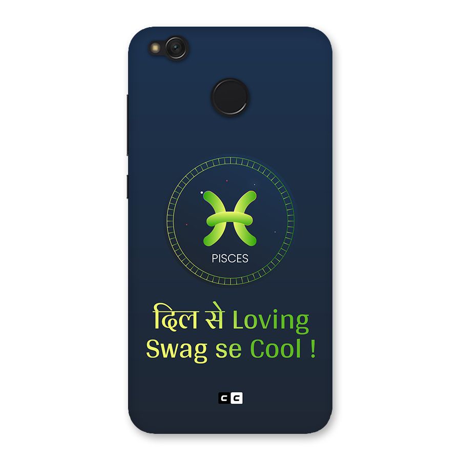 Pisces Swag Back Case for Redmi 4