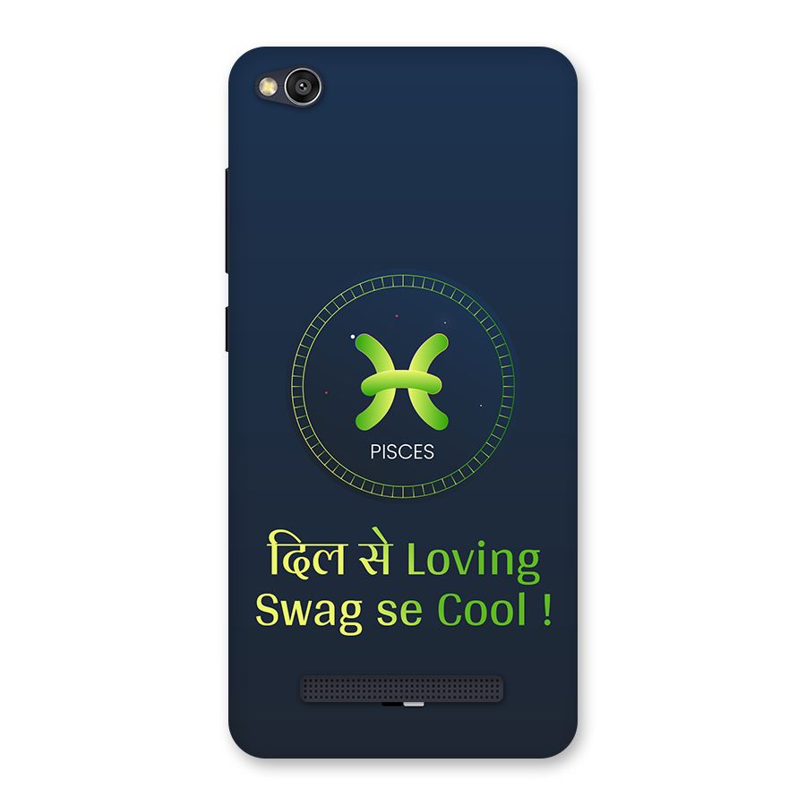 Pisces Swag Back Case for Redmi 4A