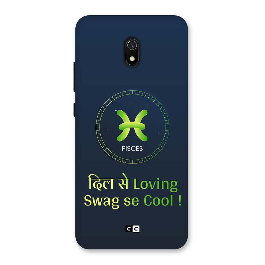 Pisces Swag Back Case for Redmi 8A