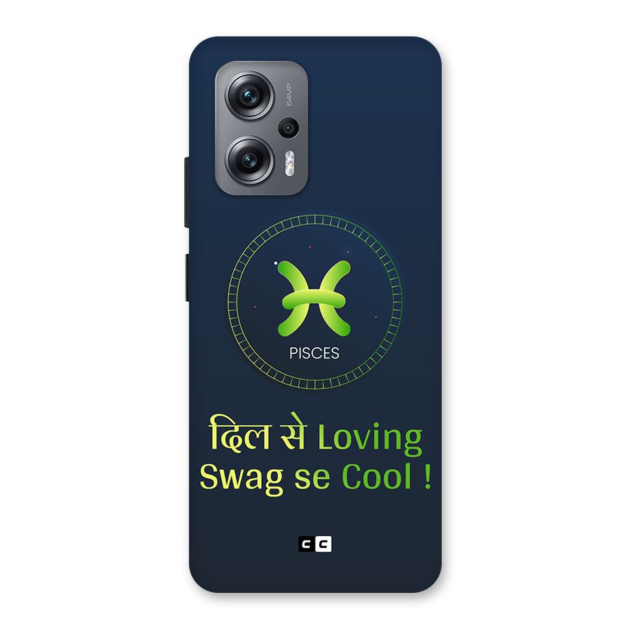 Pisces Swag Back Case for Redmi K50i