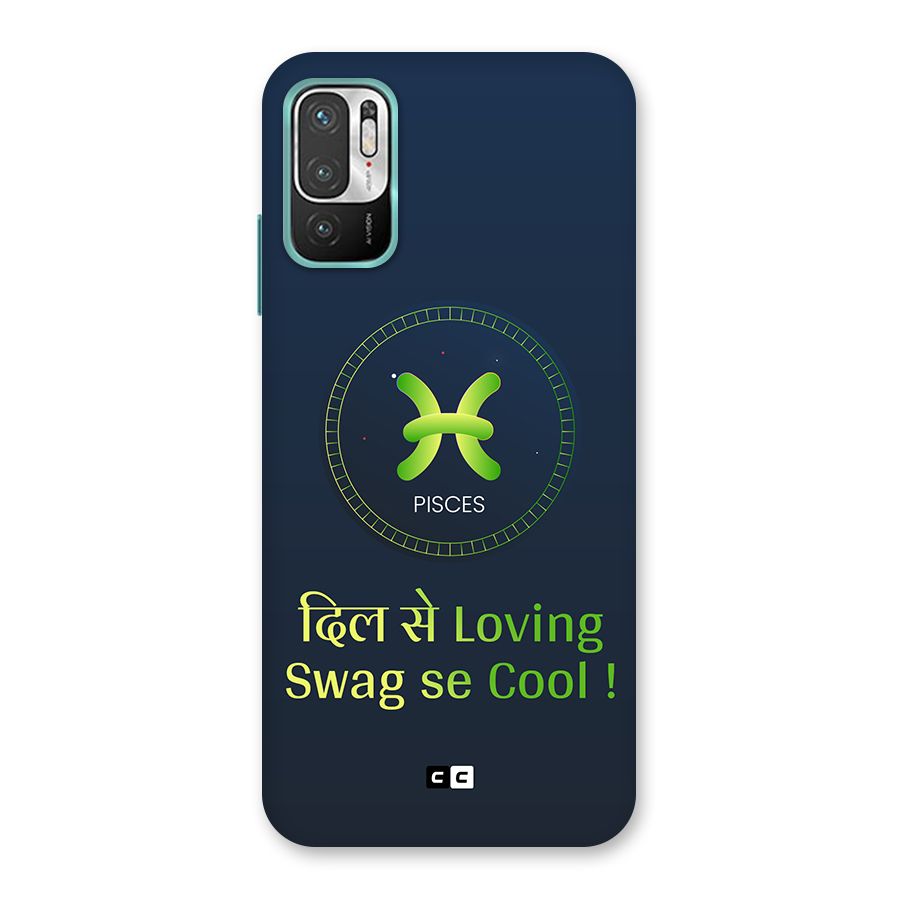 Pisces Swag Back Case for Redmi Note 10T 5G