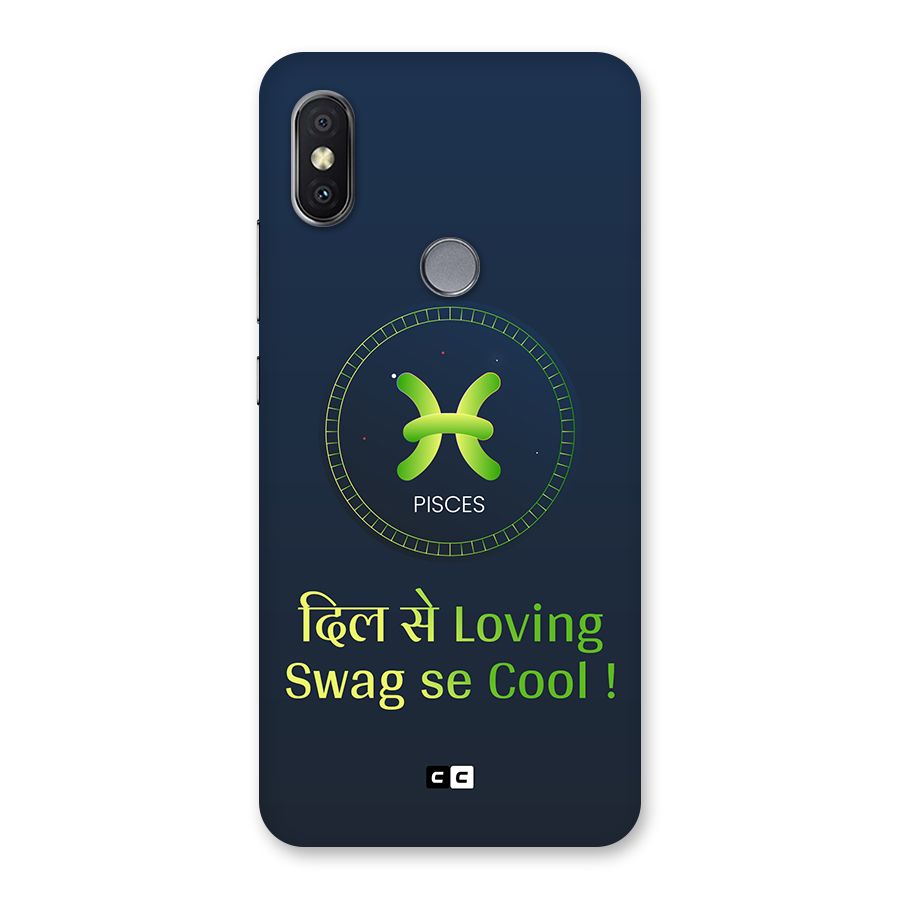 Pisces Swag Back Case for Redmi Y2