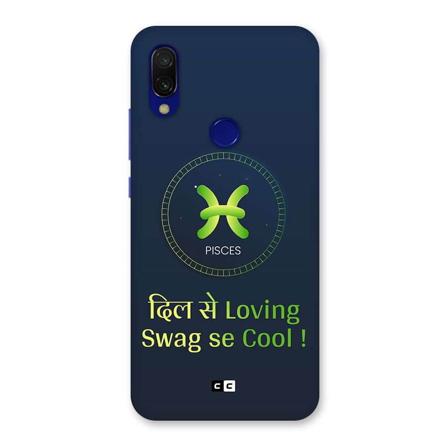 Pisces Swag Back Case for Redmi Y3