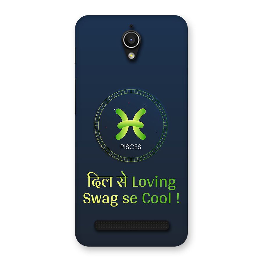Pisces Swag Back Case for Zenfone Go