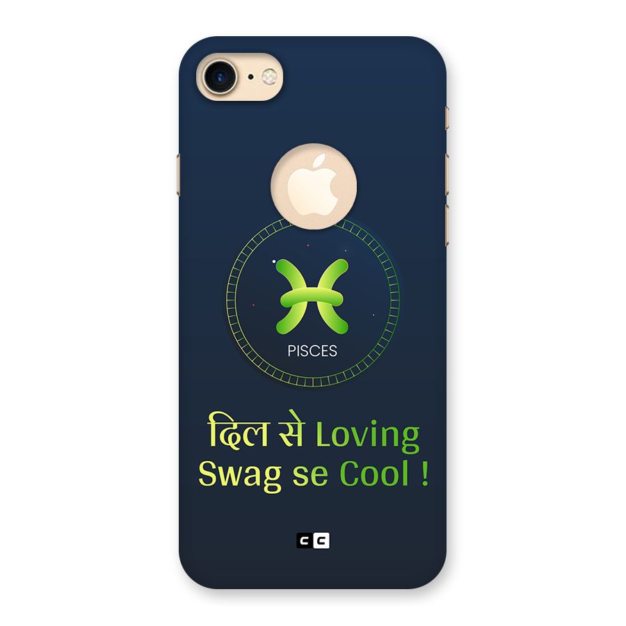 Pisces Swag Back Case for iPhone 7 Logo Cut