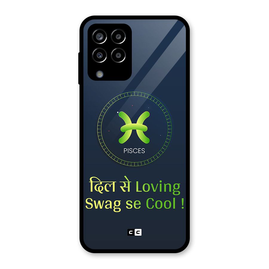 Pisces Swag Glass Back Case for Galaxy M33