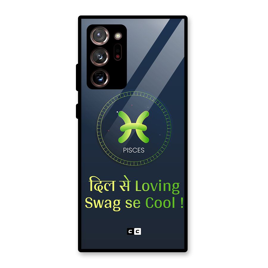 Pisces Swag Glass Back Case for Galaxy Note 20 Ultra 5G