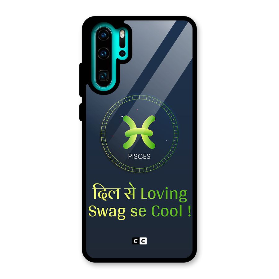 Pisces Swag Glass Back Case for Huawei P30 Pro