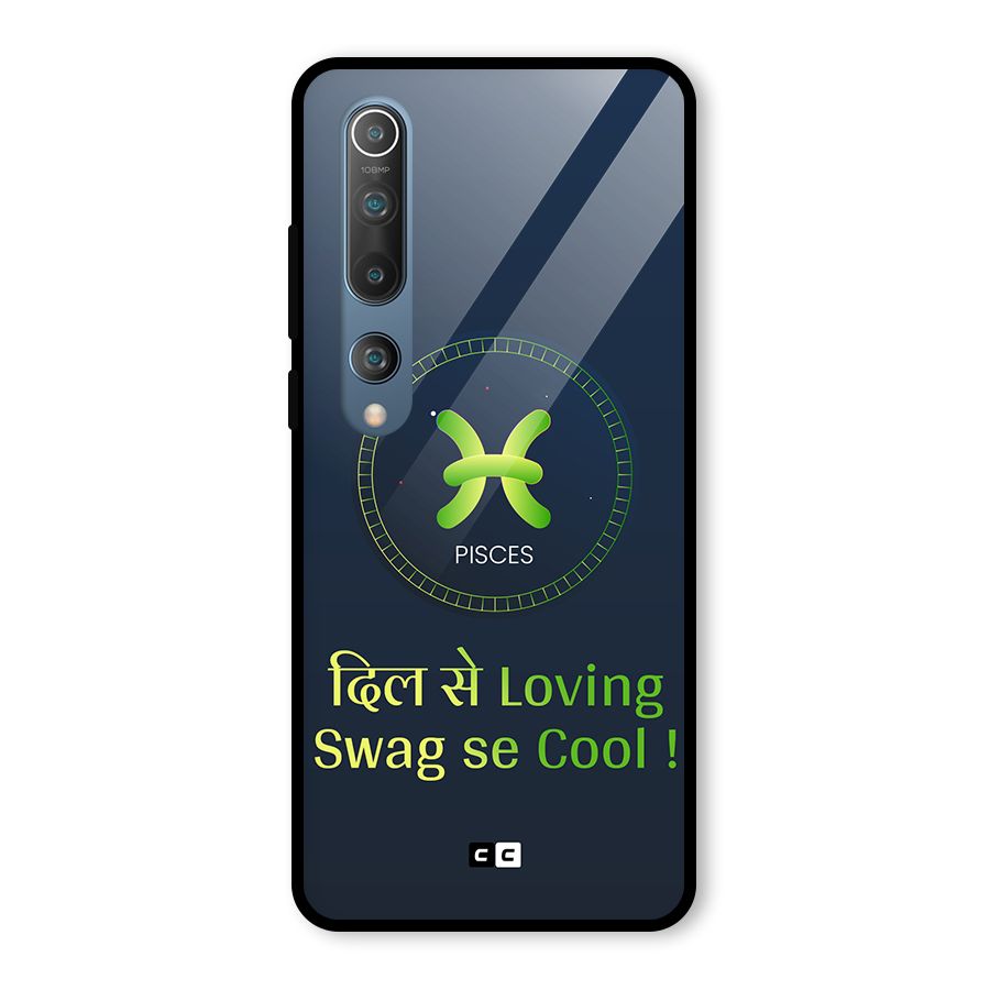 Pisces Swag Glass Back Case for Mi 10