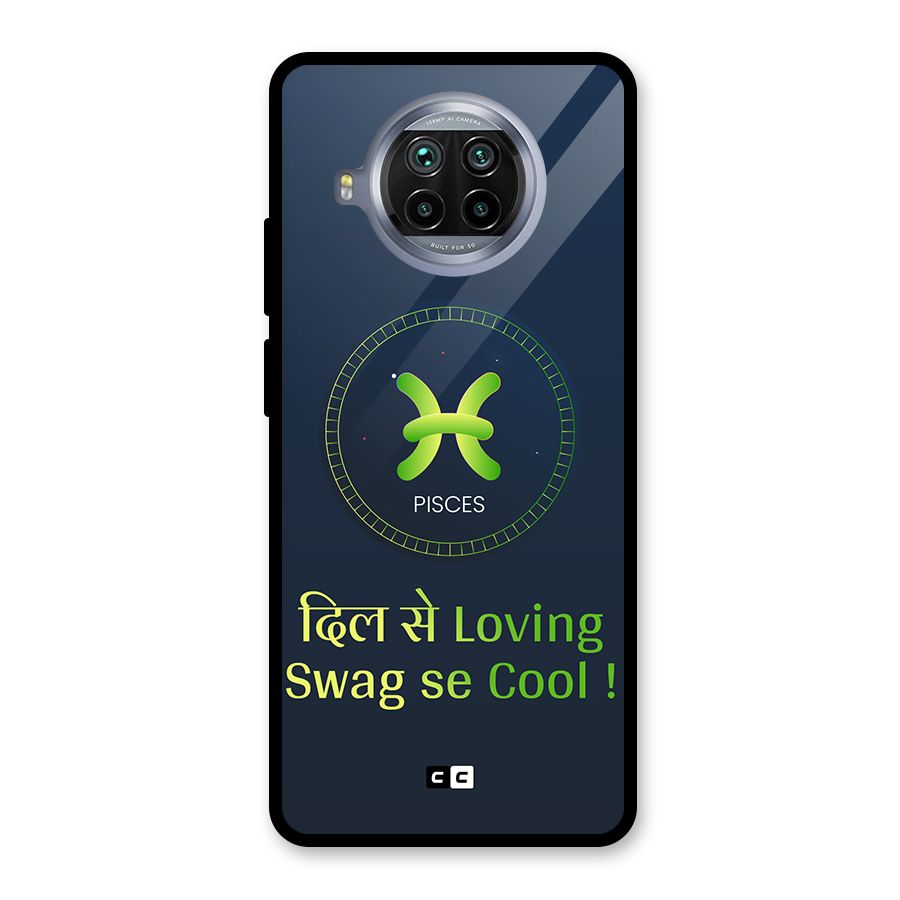 Pisces Swag Glass Back Case for Mi 10i