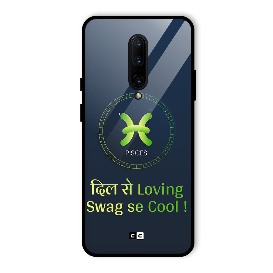 Pisces Swag Glass Back Case for OnePlus 7 Pro