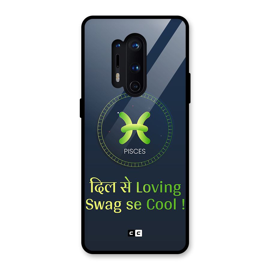 Pisces Swag Glass Back Case for OnePlus 8 Pro