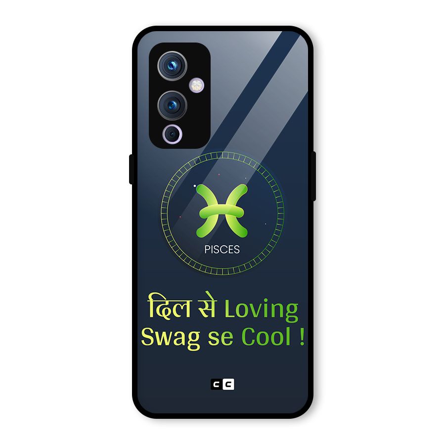 Pisces Swag Glass Back Case for OnePlus 9