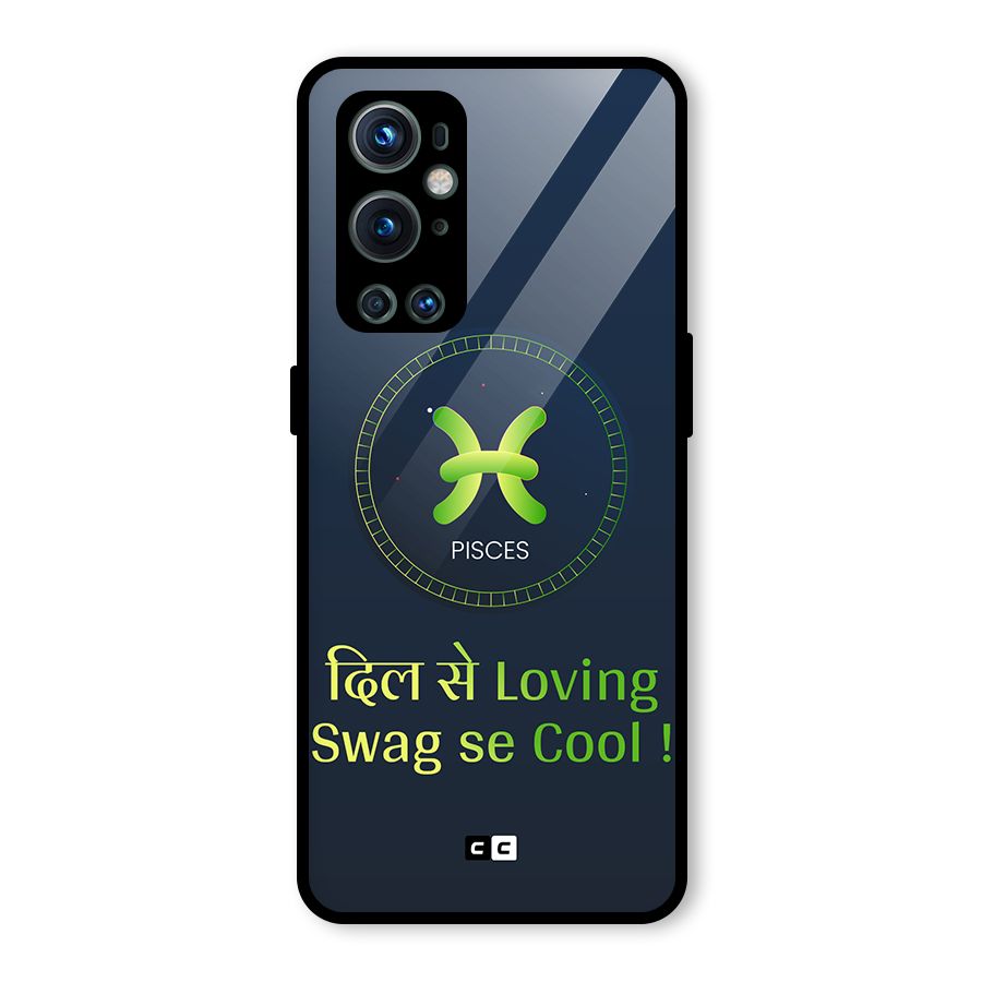 Pisces Swag Glass Back Case for OnePlus 9 Pro