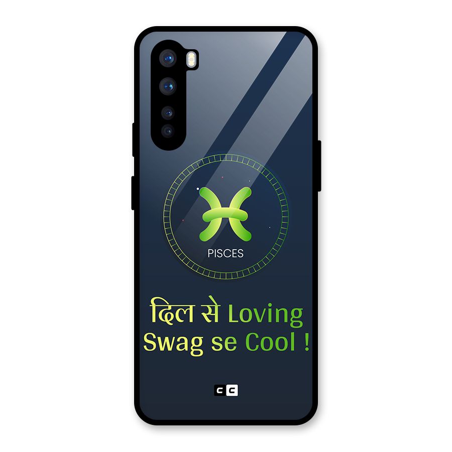 Pisces Swag Glass Back Case for OnePlus Nord