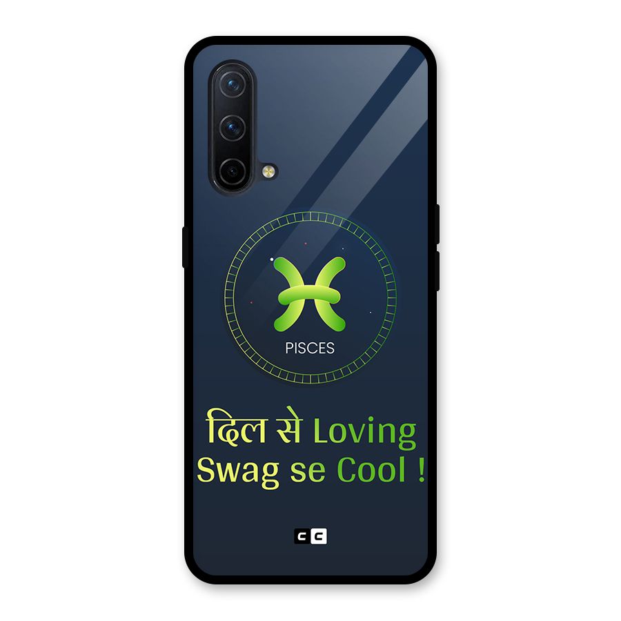 Pisces Swag Glass Back Case for OnePlus Nord CE 5G