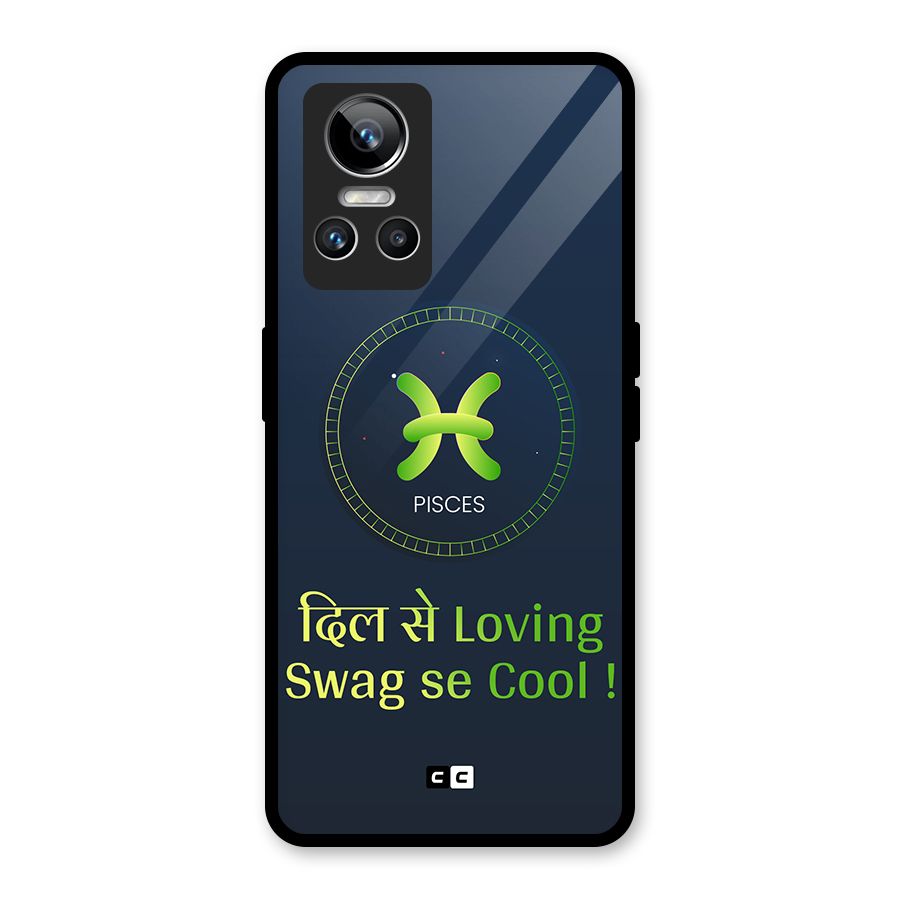 Pisces Swag Glass Back Case for Realme GT Neo 3