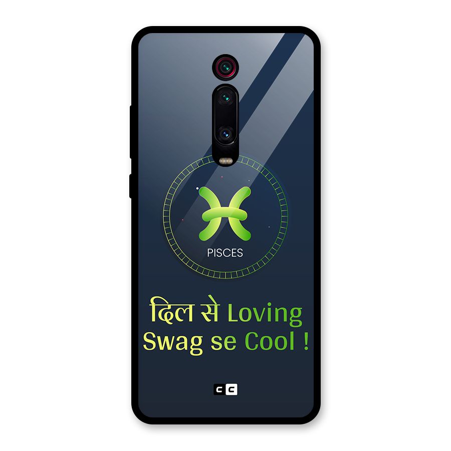 Pisces Swag Glass Back Case for Redmi K20 Pro