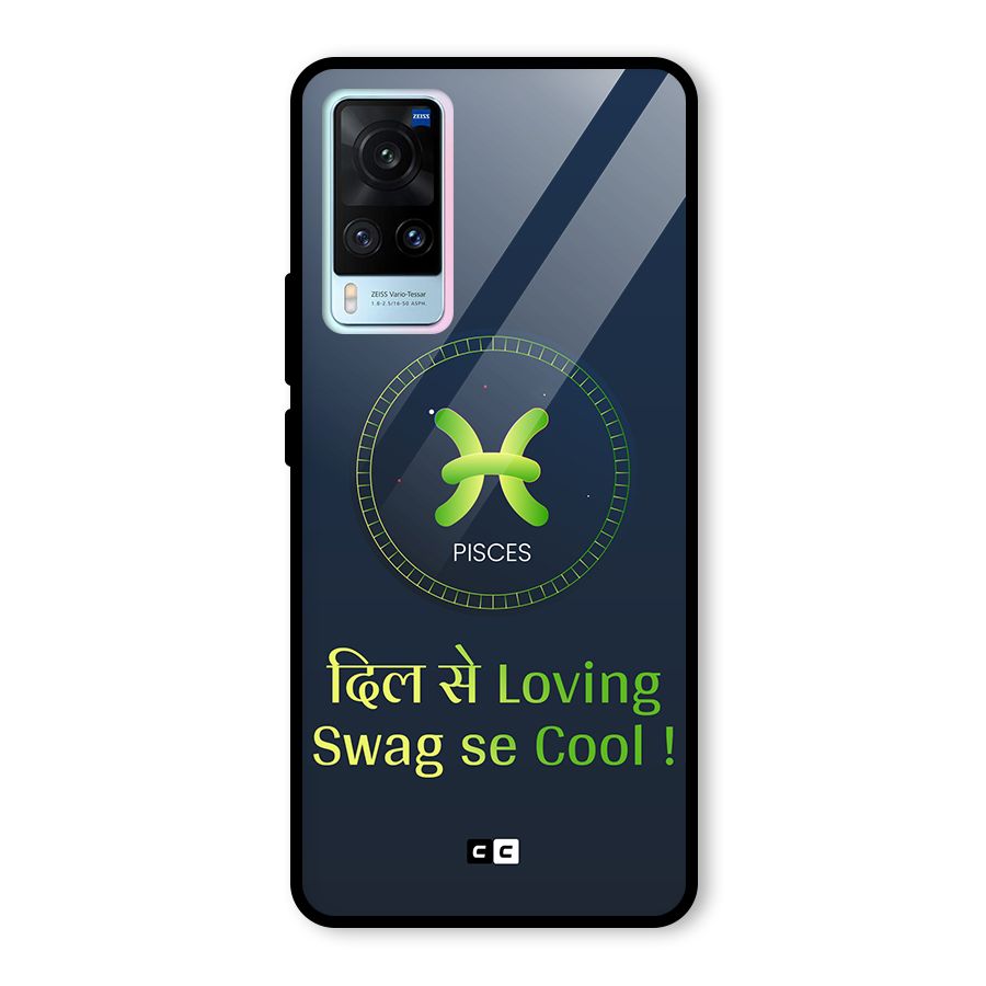 Pisces Swag Glass Back Case for Vivo X60