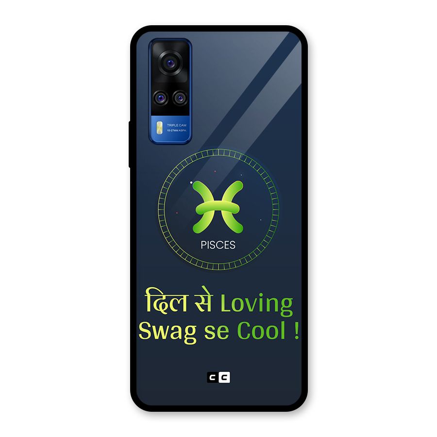 Pisces Swag Glass Back Case for Vivo Y31