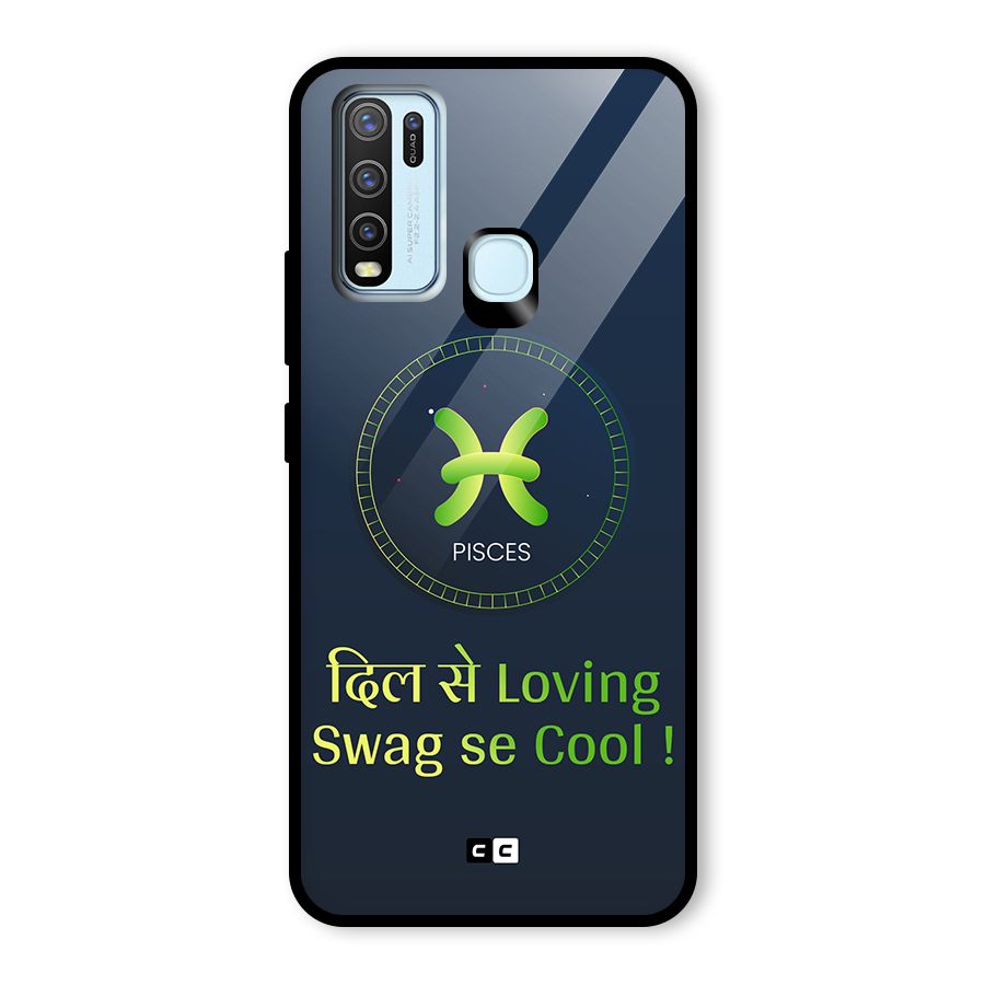 Pisces Swag Glass Back Case for Vivo Y50