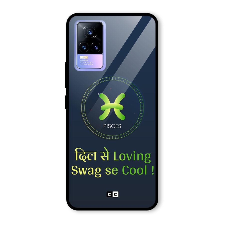 Pisces Swag Glass Back Case for Vivo Y73