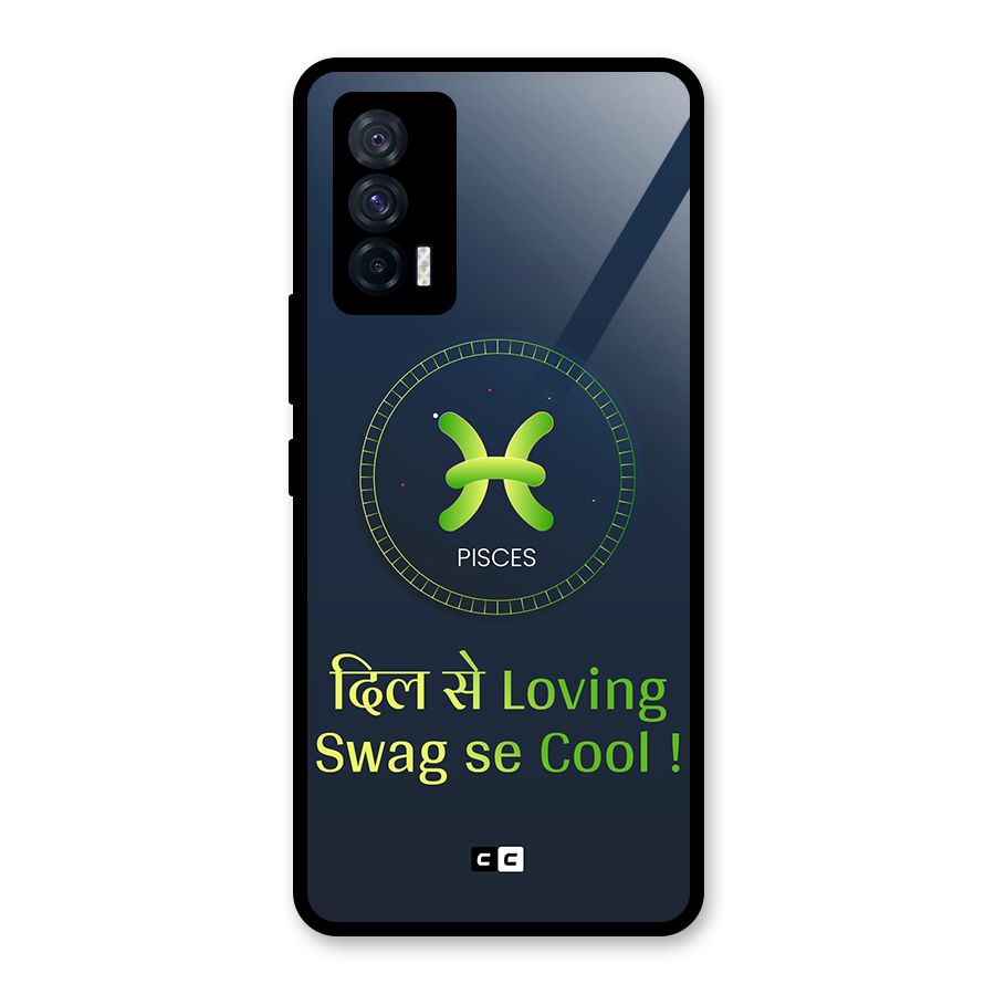 Pisces Swag Glass Back Case for Vivo iQOO 7 5G
