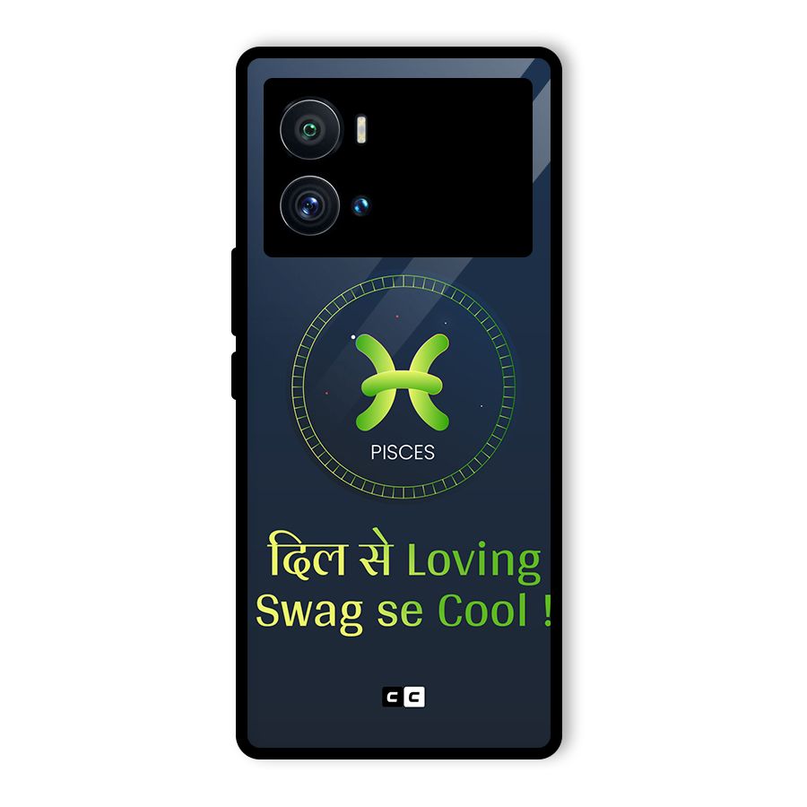 Pisces Swag Glass Back Case for Vivo iQOO 9 Pro