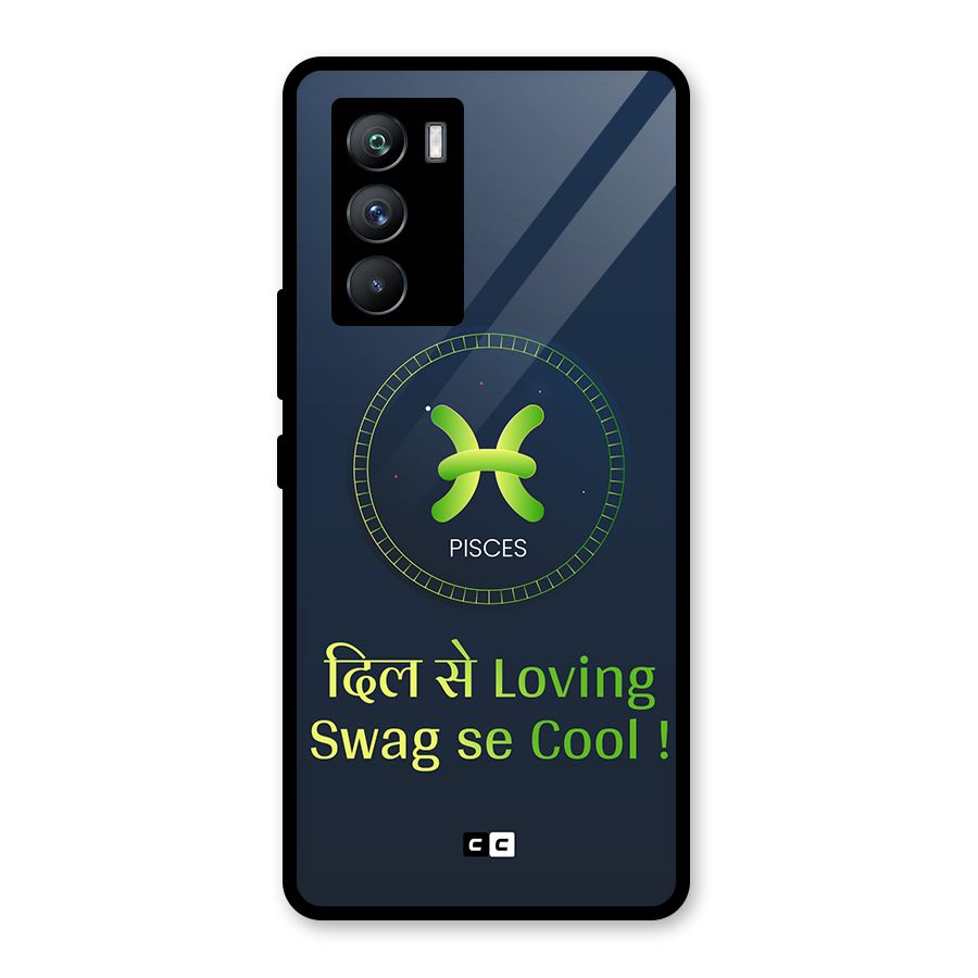 Pisces Swag Glass Back Case for Vivo iQOO 9 SE