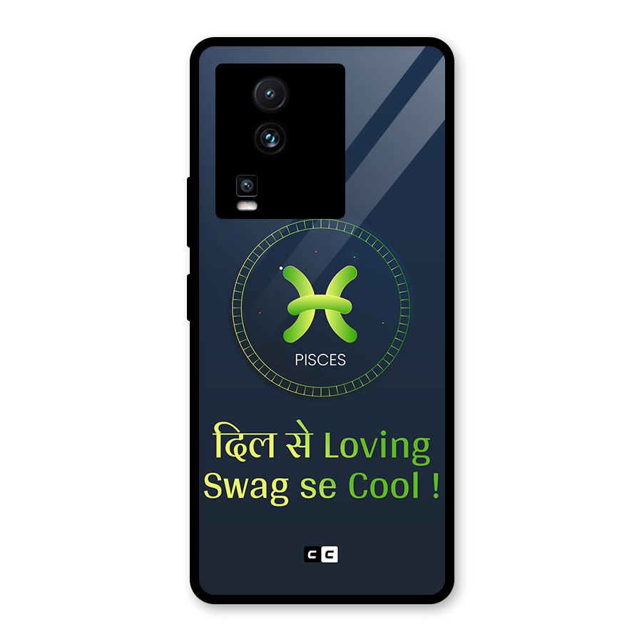 Pisces Swag Glass Back Case for Vivo iQOO Neo 7 Pro