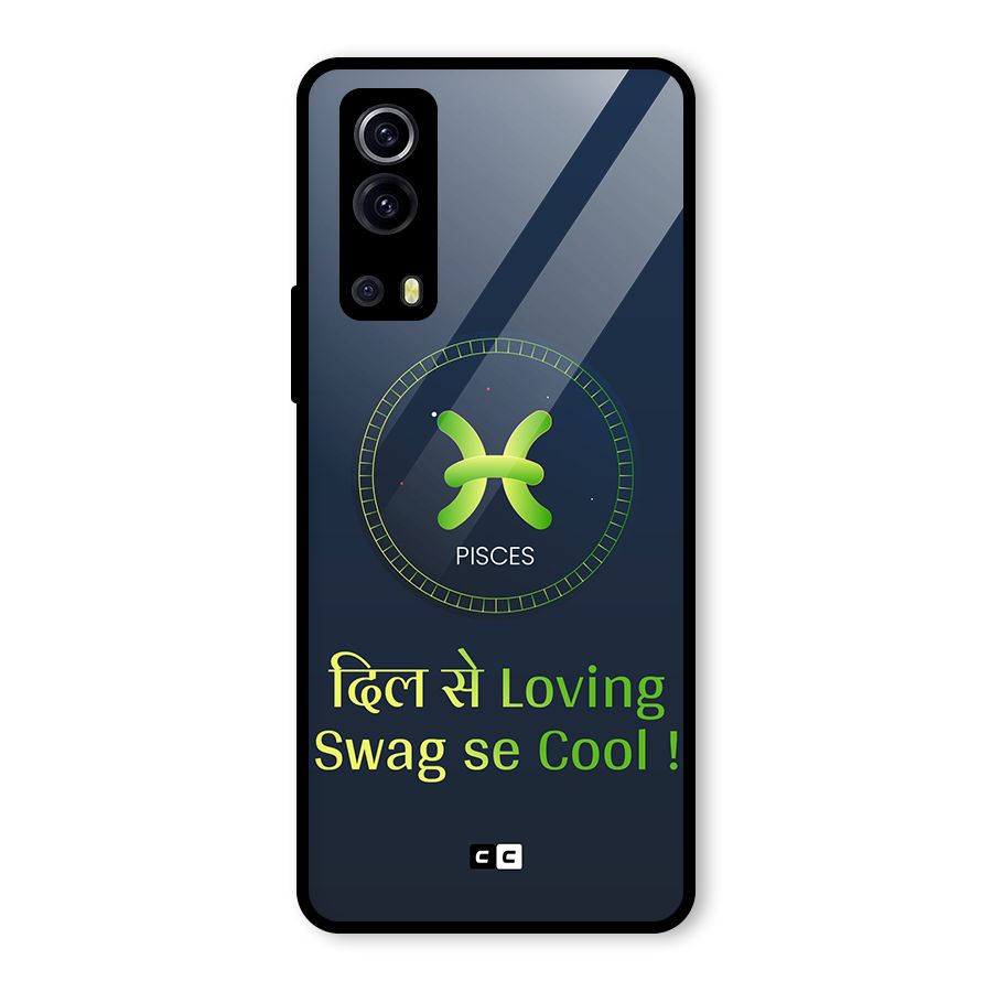 Pisces Swag Glass Back Case for Vivo iQOO Z3