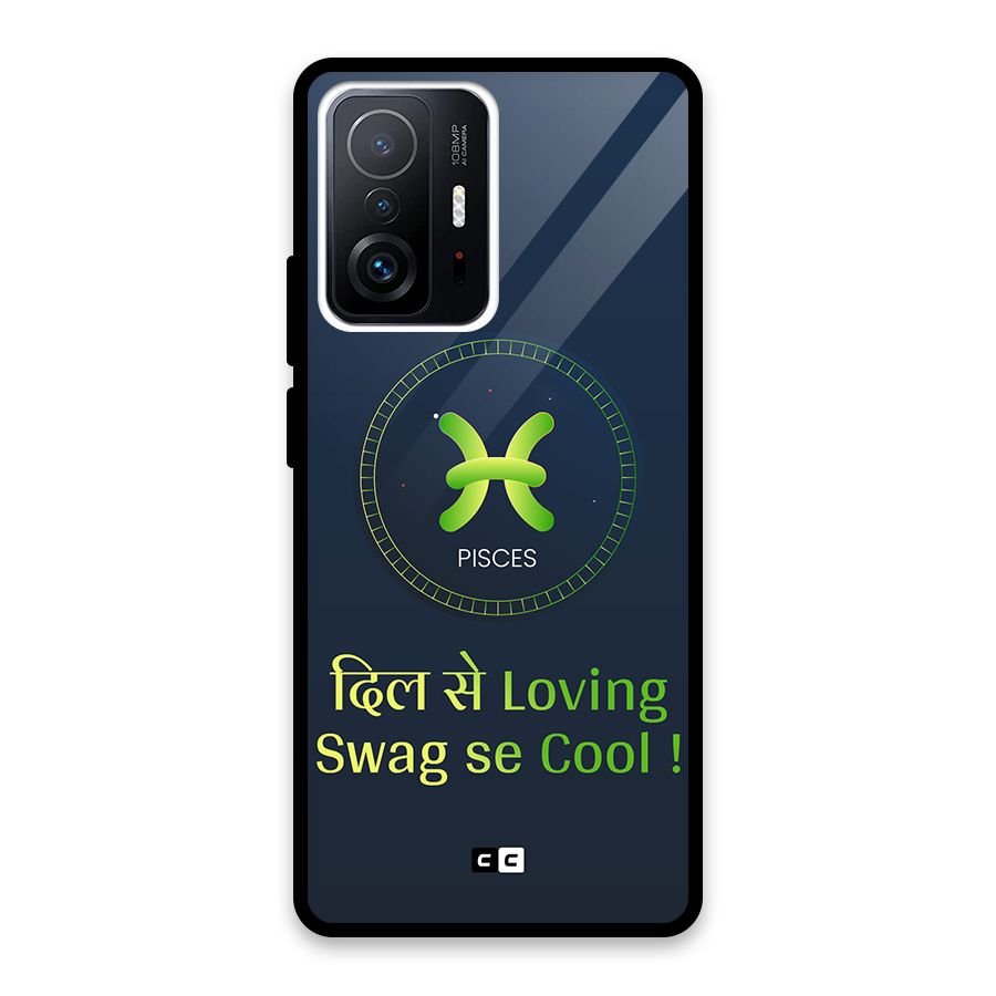 Pisces Swag Glass Back Case for Xiaomi 11T Pro