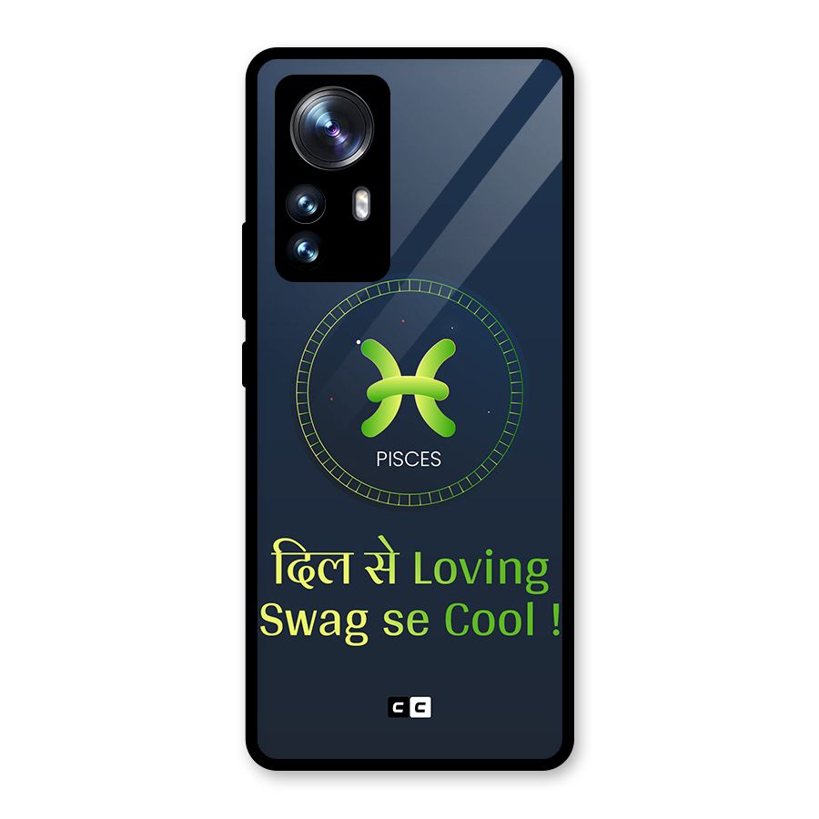 Pisces Swag Glass Back Case for Xiaomi 12 Pro