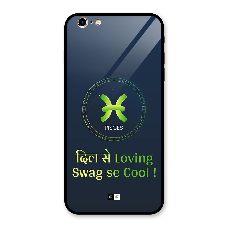 Pisces Swag Glass Back Case for iPhone 6 Plus 6S Plus