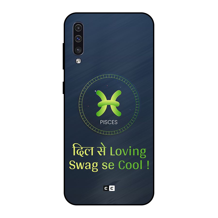 Pisces Swag Metal Back Case for Galaxy A30s