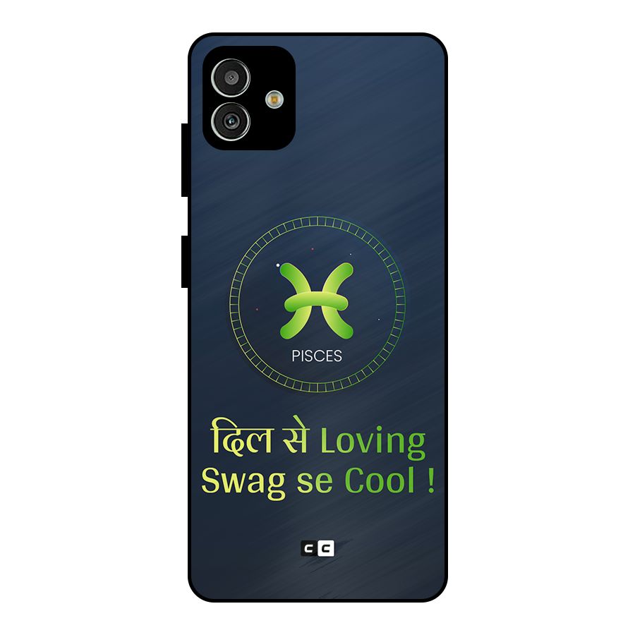 Pisces Swag Metal Back Case for Galaxy M13 5G