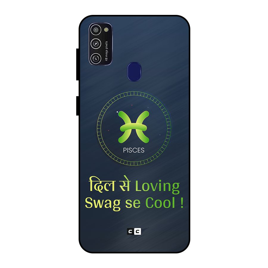 Pisces Swag Metal Back Case for Galaxy M30s