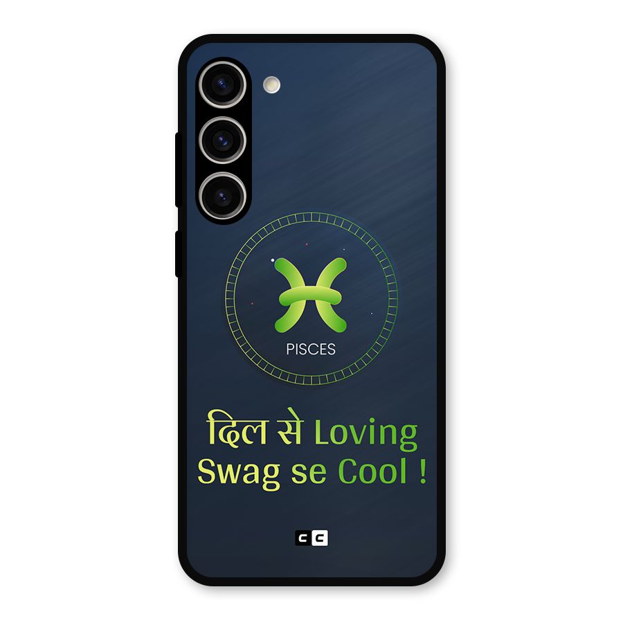 Pisces Swag Metal Back Case for Galaxy S23 Plus