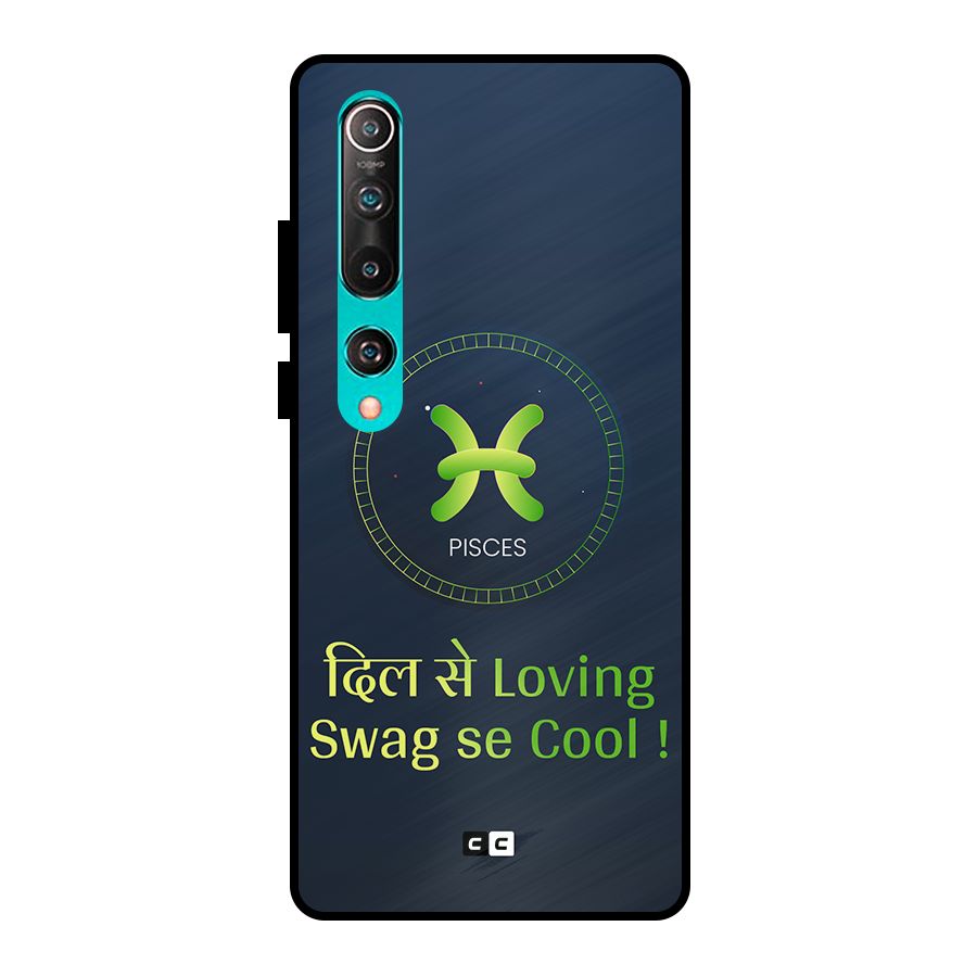 Pisces Swag Metal Back Case for Mi 10
